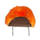 Armchair of child in 1970, metal and orange rug