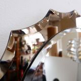 Miroir mural style Cristal Art, années 1960