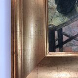 Reproduction of Fritz von Uhde's cat reader