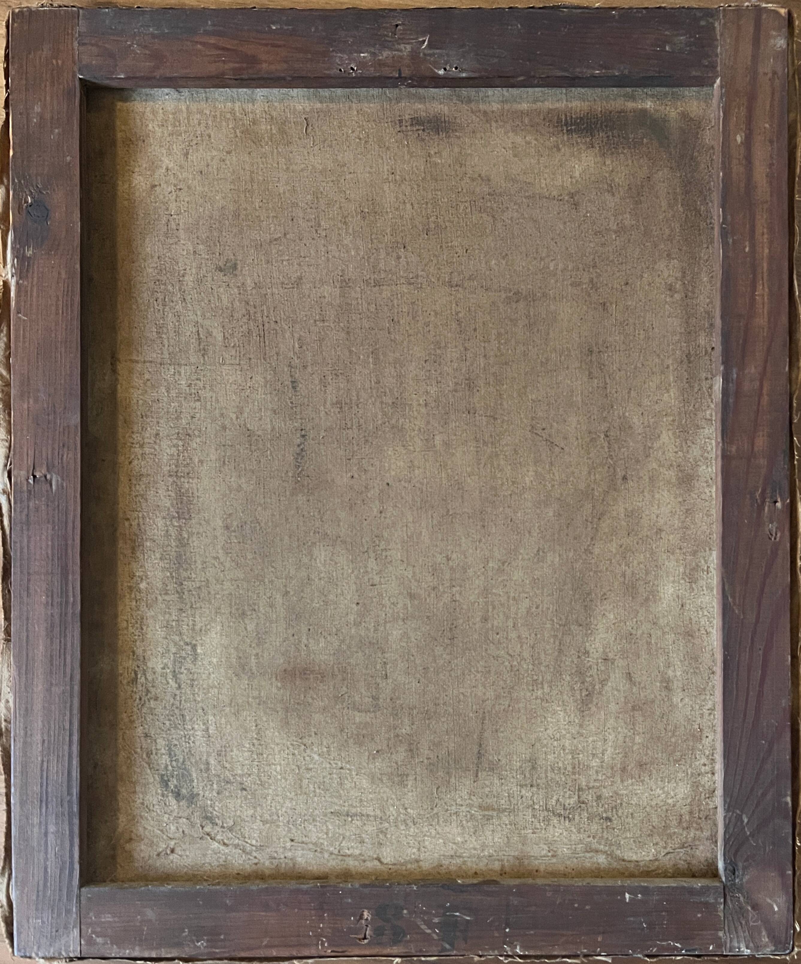 HST painting The Port of La Rochelle Post-impressionist 1900 signed Et. Simoni