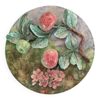 Longchamp wall slipware, 19th century.