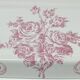 shelf porcelain earthenware of Paris floral decoration style toile de Jouy