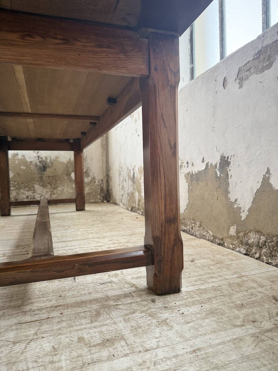 Table de ferme XL en chêne massif