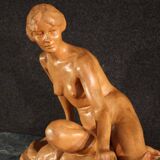 20th century French Art Deco terracotta sculpture