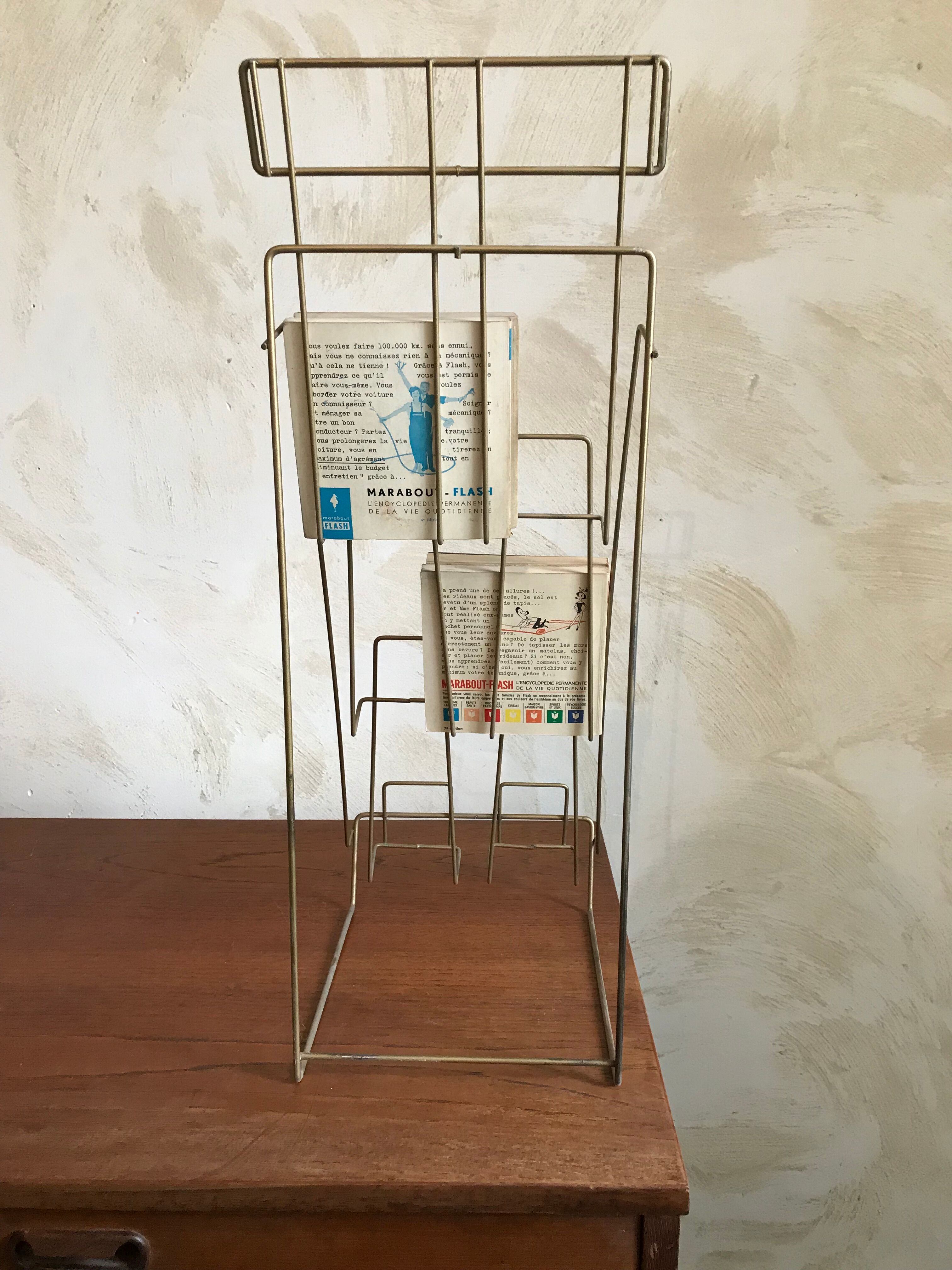 Vintage postcard display