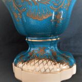 Pair of vases with porcelain lids from Paris, late 19th century