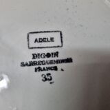 Digoin earthenware soup tureen, Sarreguemines 1940/50