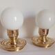 Pair of golden lamps