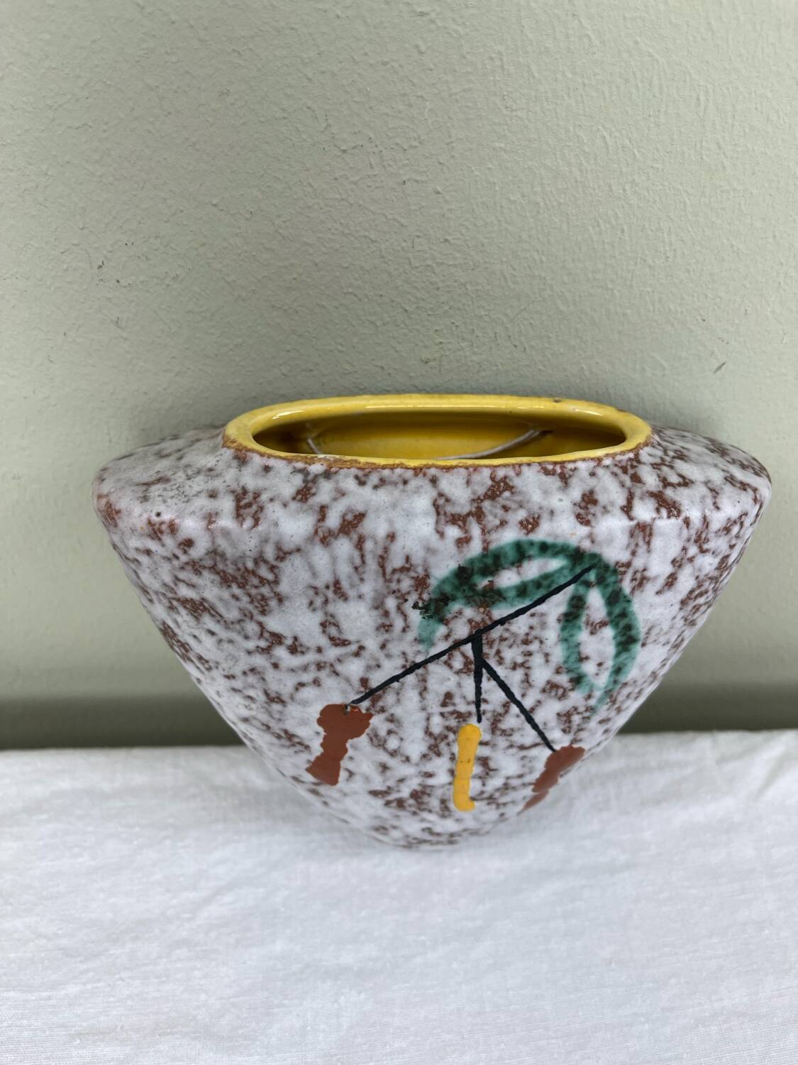Vintage wall vase