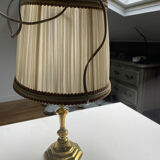 Brass bedside lamp