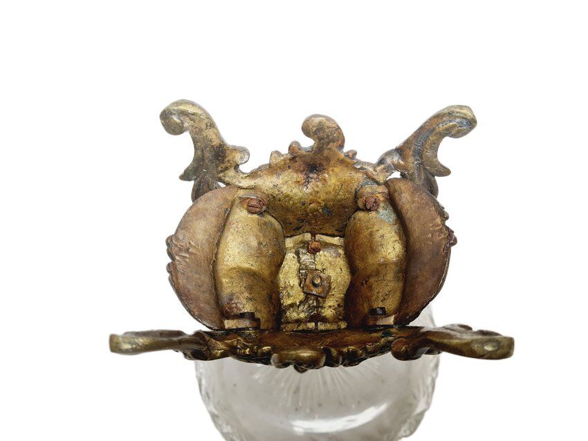 Rococo bronze bowl on stand, France, 1890s