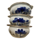 Lot de 3 bols et 1 pot vintage en céramique