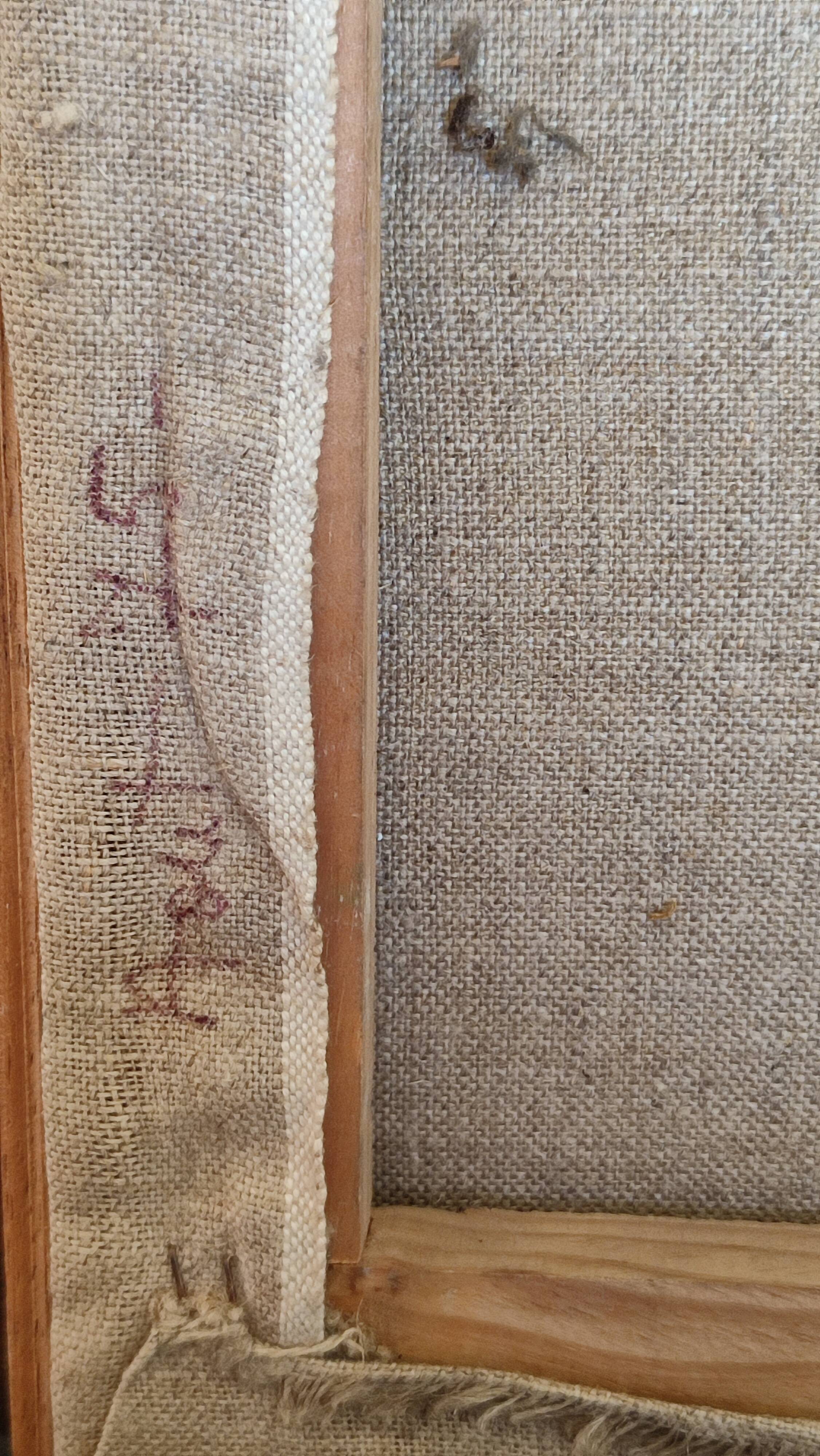 Country landscape by nelly le couedic (20th century)