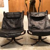 Pair of "Falcon" armchairs by Sigurd Russel