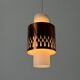 Mid-century brass and glass ceiling light, 1960s, Germany