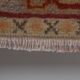 Vintage Red and Pink Turkish Oushak Rug - Kitchen Rug 3'5" X 7'4"