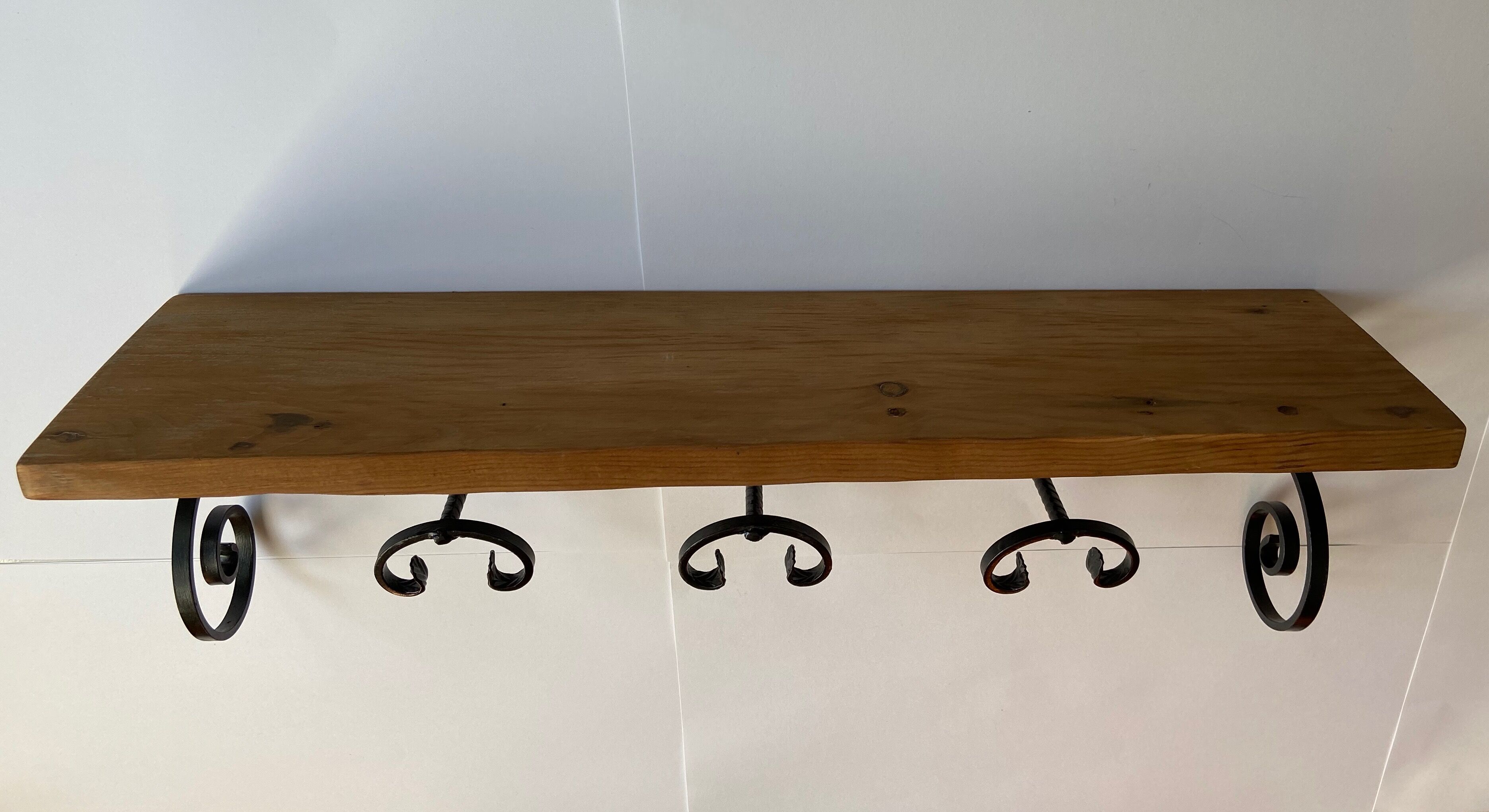 Vintage wall coat rack