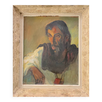 Orientalist painting by Myrto Debard 20th century