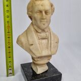Wax bust of composer Frédéric Chopin, 16 cm