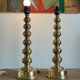 Pair of Mid-Century Brass Lamps by Enco, Sweden