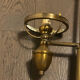 Double lamp fixture in brass, neo-classical style from the 1950s.