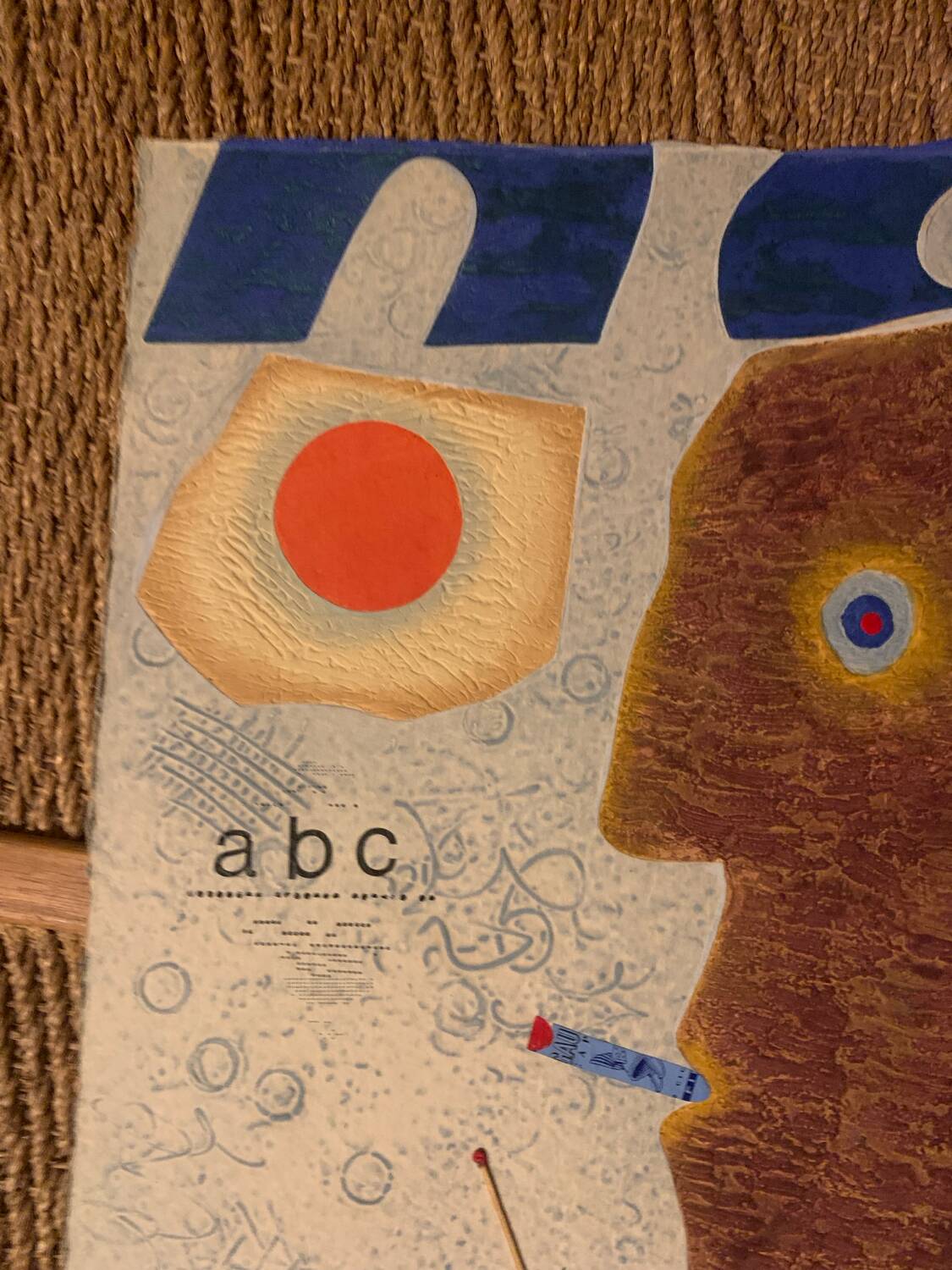 Max Papart - ABC - Mixed technique - signed