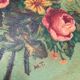 Sheet metal top, painted bouquet Napoleon III era