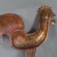 Rooster in wall lamp copper beautiful work of dinanderie 58x53 cm