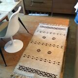 Berber carpet in wool 71x143cm