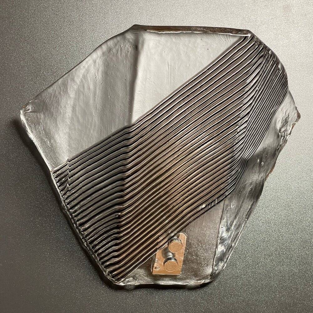 Murano Glass Wall Lamp, Italy, 1970s