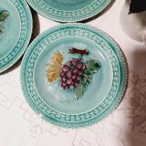 Set of 3 old slurry plates