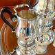 Christofle Malmaison 5-piece coffee and tea service with tray