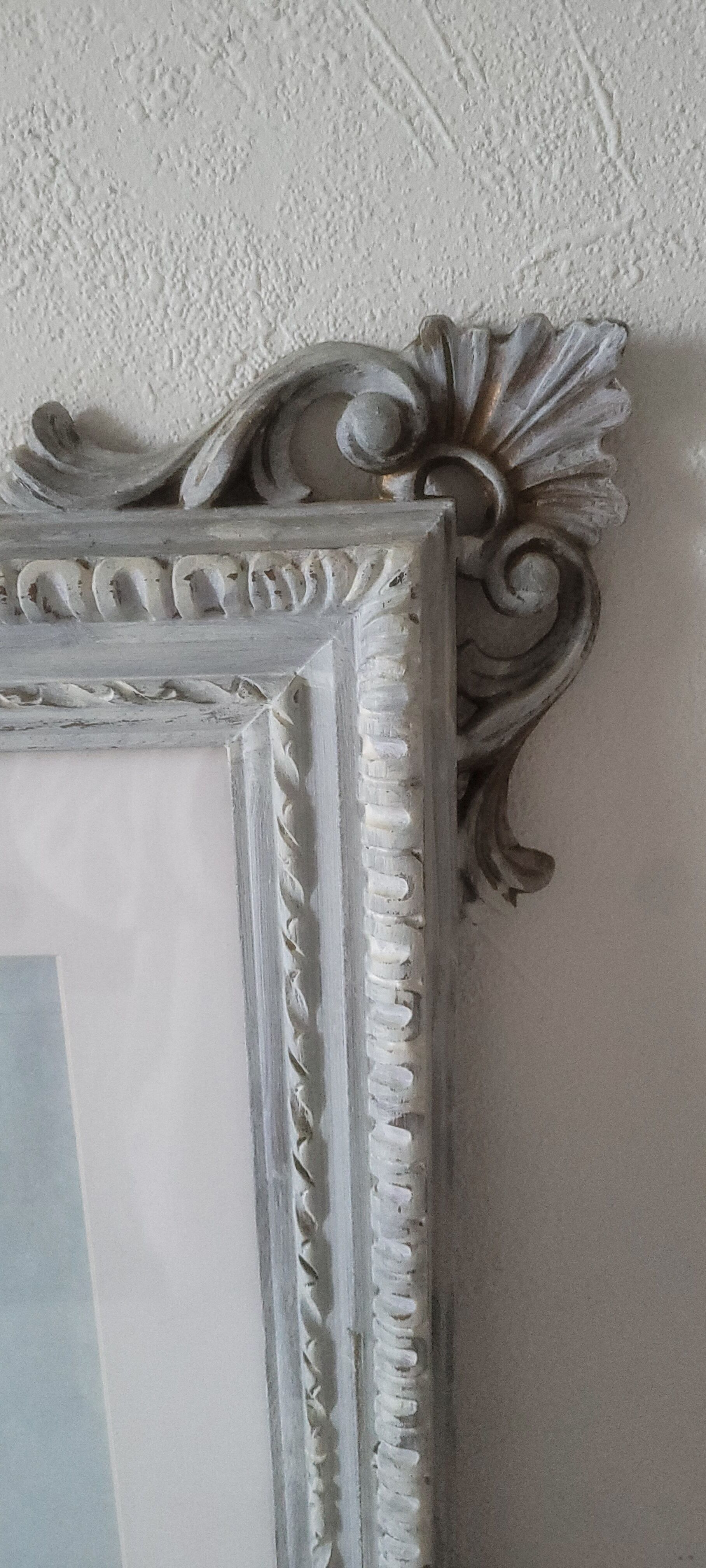 Portrait femme orientale lithographie dans cadre patiné