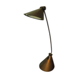 Table lamp, tiltable and adjustable, grey metal