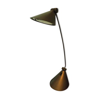 Table lamp, tiltable and adjustable, grey metal