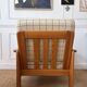 Modernist armchair in solid pine