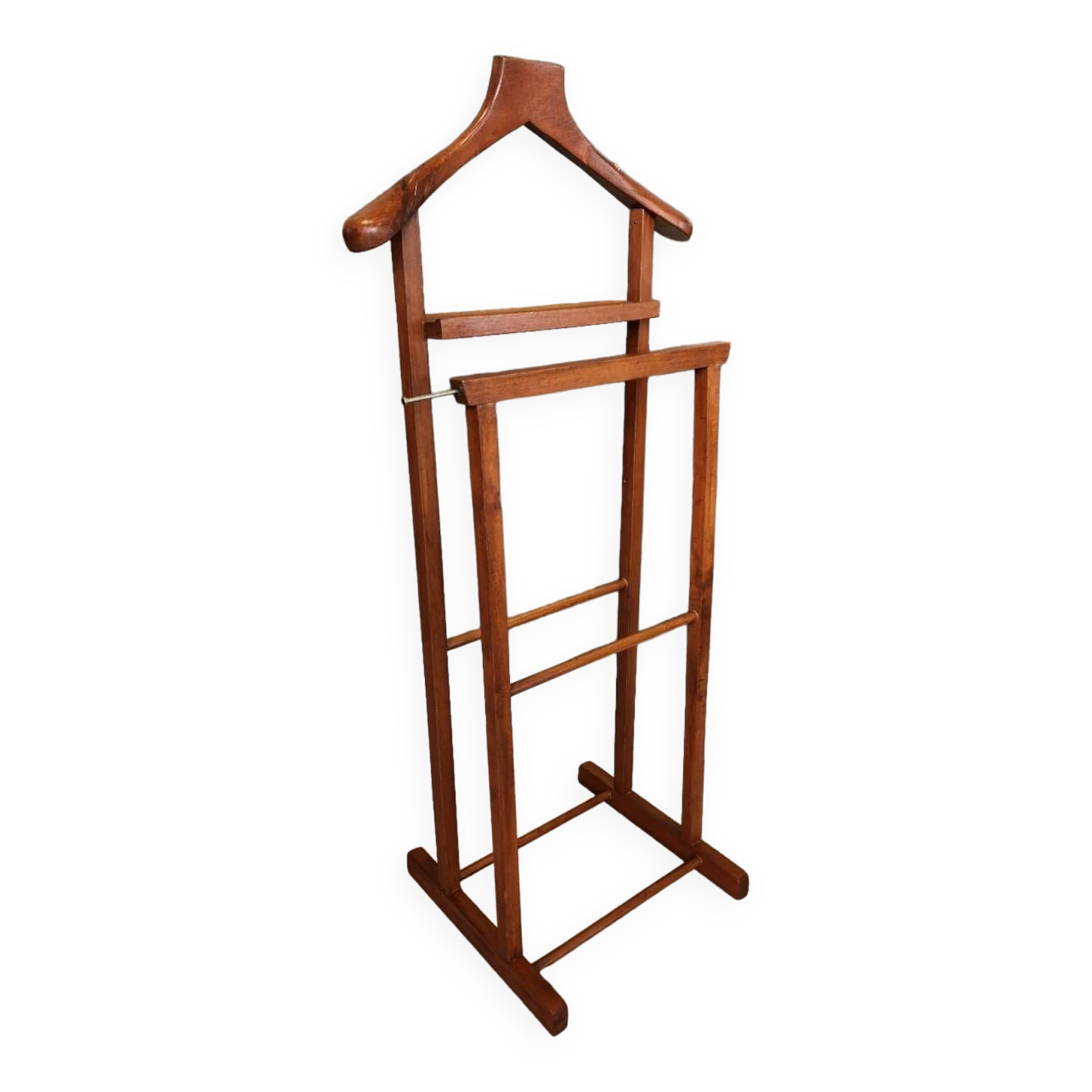 Double valet in solid wood, vintage