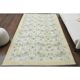 1970s Vintage Turkish Oushak Handmade Wool Cotton Beige Area Rug 170x280