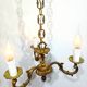 3-Light Bronze Chandelier