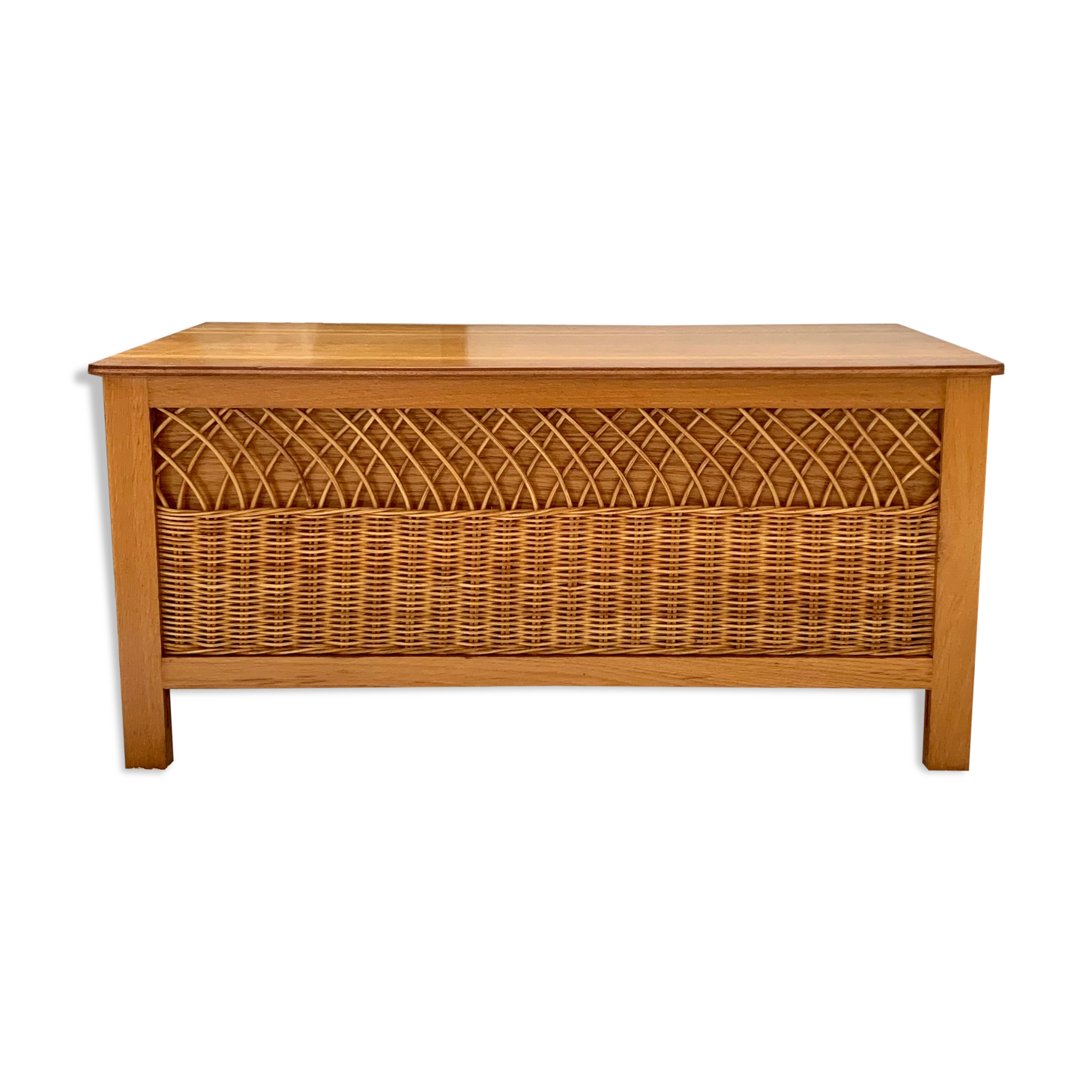 Rattan chest bench for children