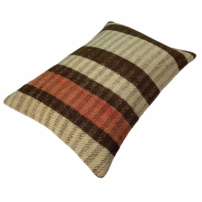 Vintage turkish handmade kilim cushion cover 40x60 cm
