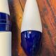 Set of 3 vintage ceramic bathroom lamps from Ifö of Sweden