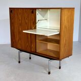 Mid-Century Bar Cabinet in Palissander, Belform, 1950s