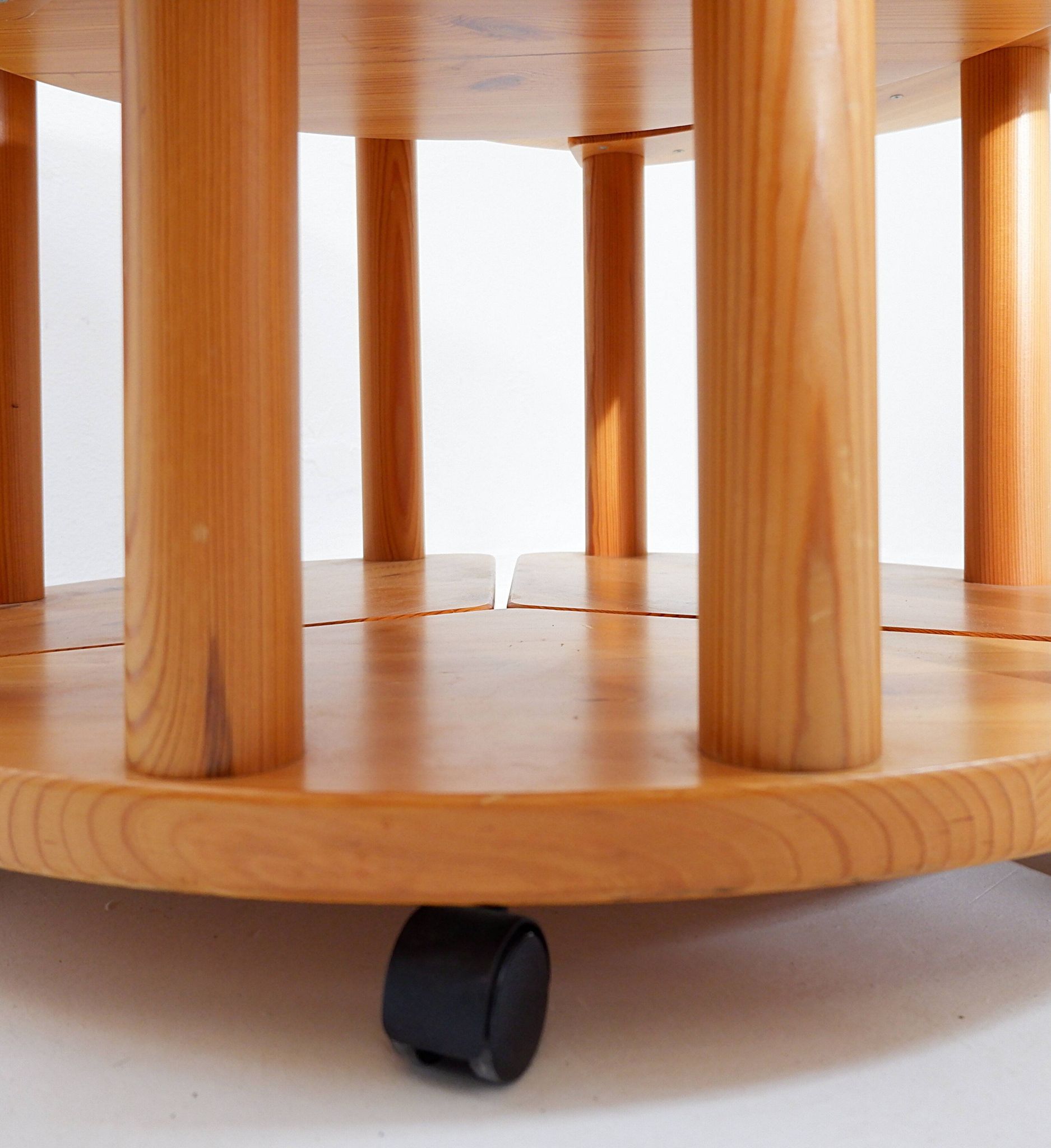 Set of 3 vintage side tables, in the style of Rainer Daumiller