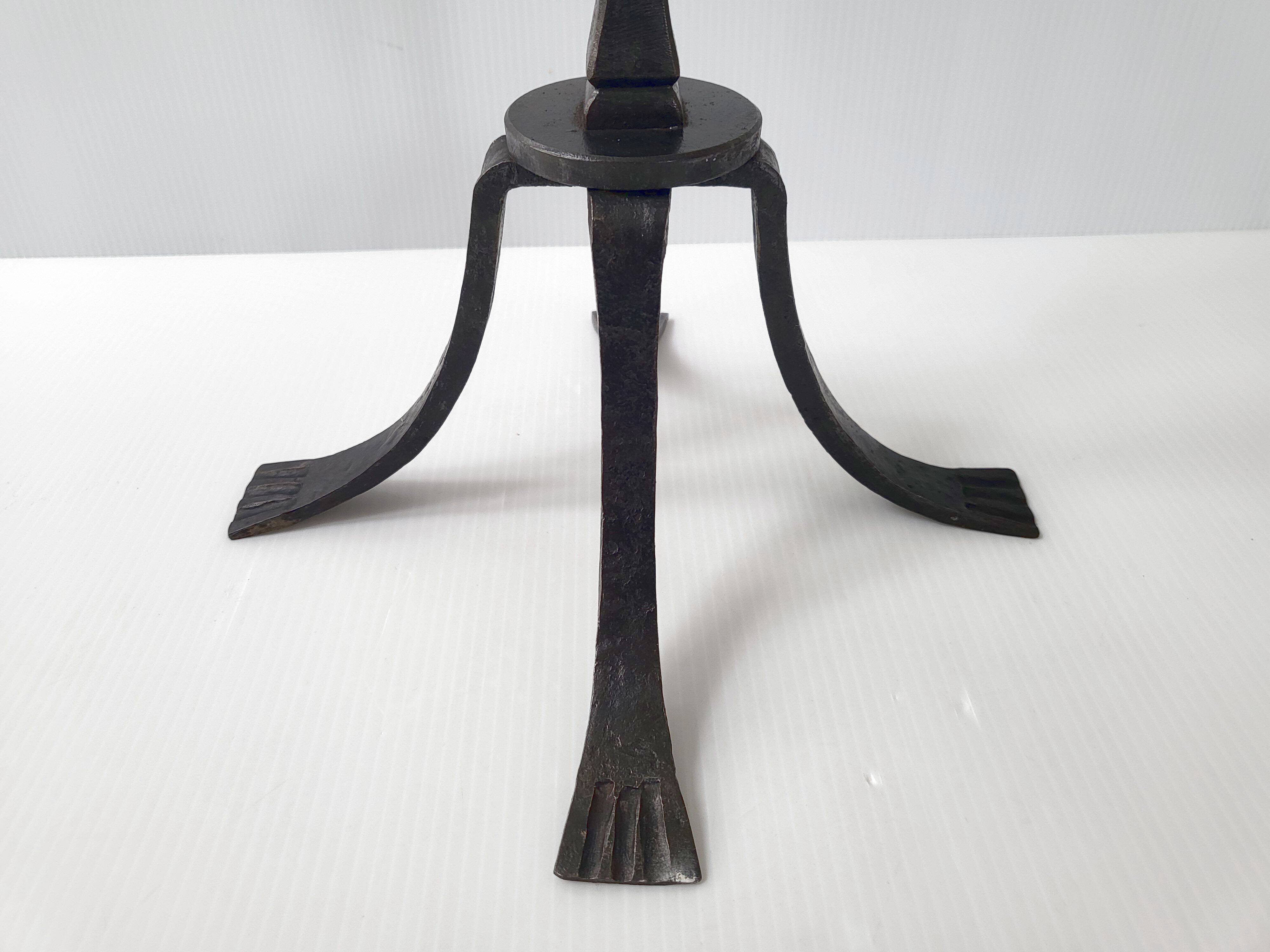 Vintage brutalist candlestick 1970