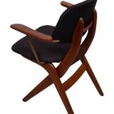 Louis van Teeffelen scissors dinner chairs , wébé, Dutch design