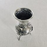 Tripod vase soliflore silver