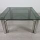 Vintage chrome coffee table