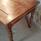 Table de ferme en merisier