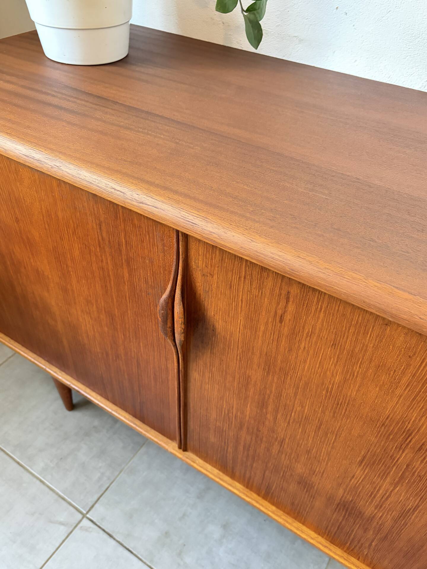 Vintage teak enfilade from the 1960s.